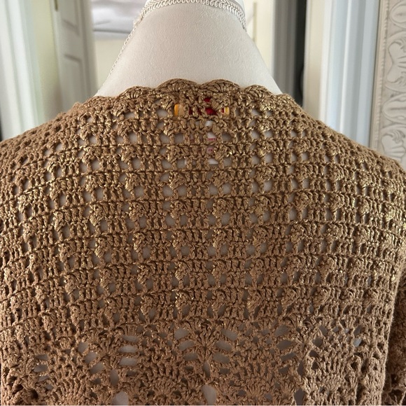 Ruby Rd. Brown Crochet Sweater - Picture 5 of 5